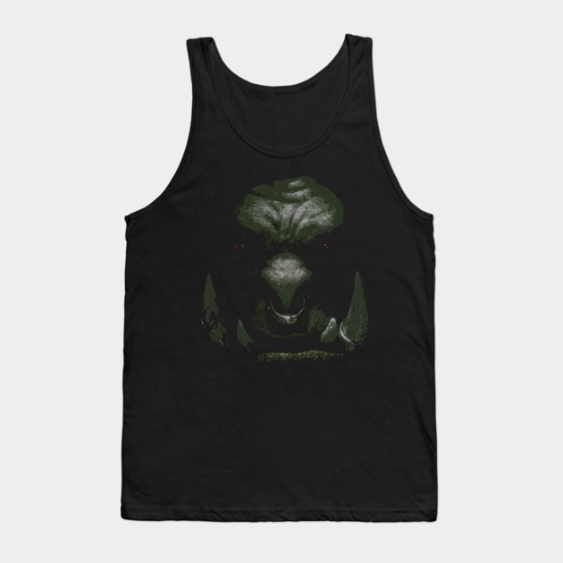 Hellscream - Green Tank Top by Parserk